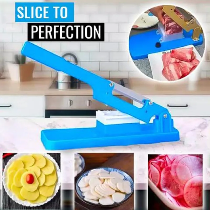 Multifunctional Table Slicer Frozen Meat Cutting Machine Beef Herb Mutton Rolls Cutter Fruit Vegetable Easy Slice Kitchen Tools Fruit Slicer Food Slicer