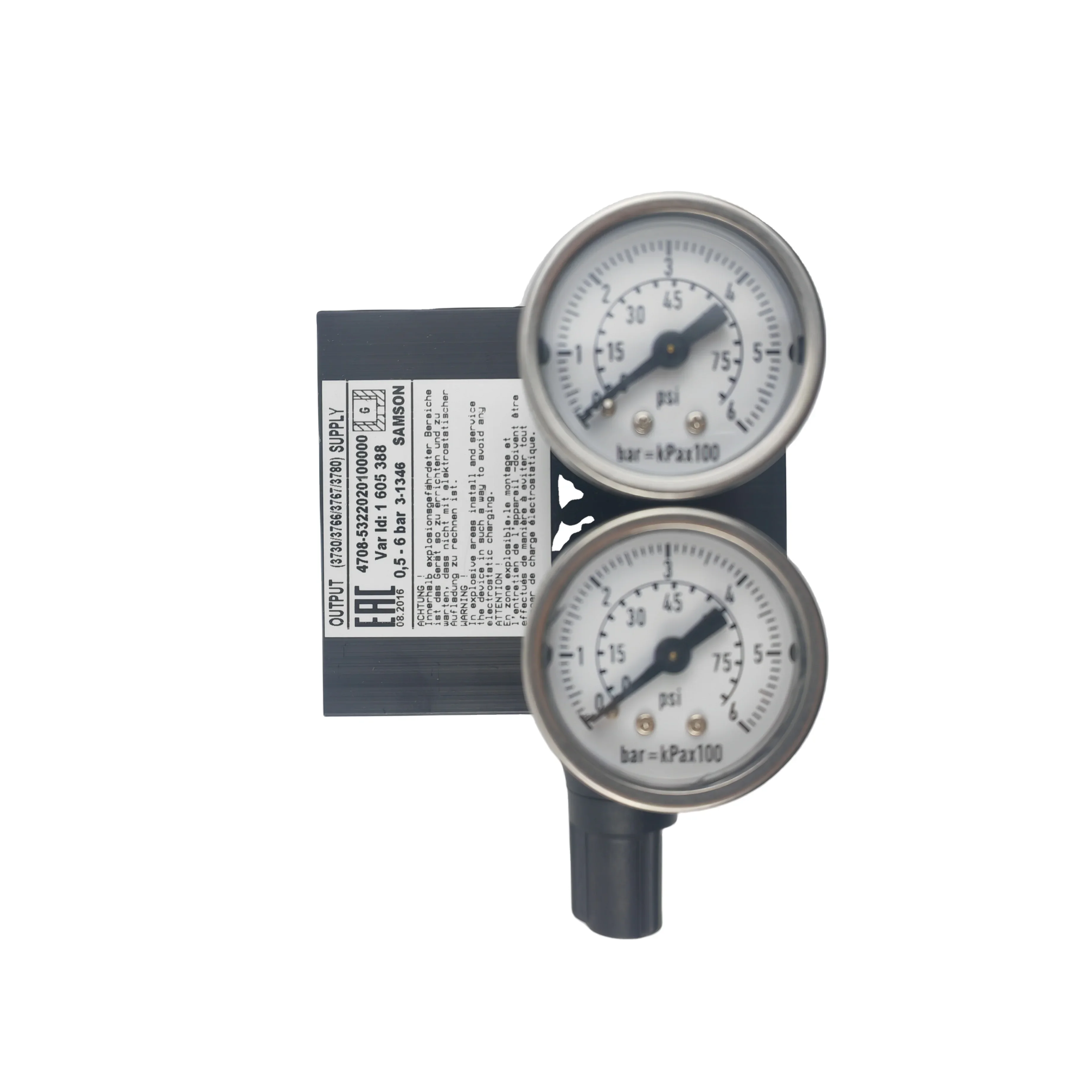 

Samson Supply Pressure Regulator Maximum of 12 Bar Type 4708-5322