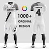 Custom Sublimation Printing Football Jersey Polyester Soccer Uniform Club Team Football Uniform Breathable Soccer Jersey For Men 3