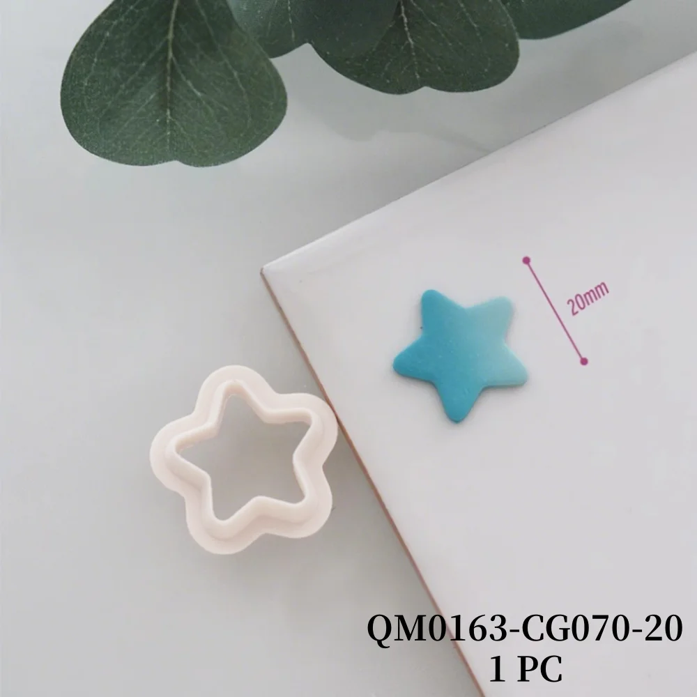 8 Größen Keramik-Schneidform, Ton, Polymer, Keramik, Skulpturenschneider, sternförmig, DIY, geometrisches Schmuckherstellungswerkzeug – Detail 9