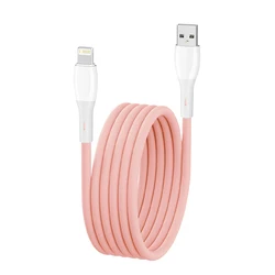 Pink MFi Certified USB to Lightning Charging Cable - Fast & Safe Charger with 1M & 2M Options - 0.9m (1pcs)