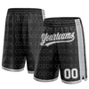 Custom Black Yellow Authentic Basketball Shorts 3D Printed Men Shorts Your Name Mumber Quick Drying Beach Shorts 4