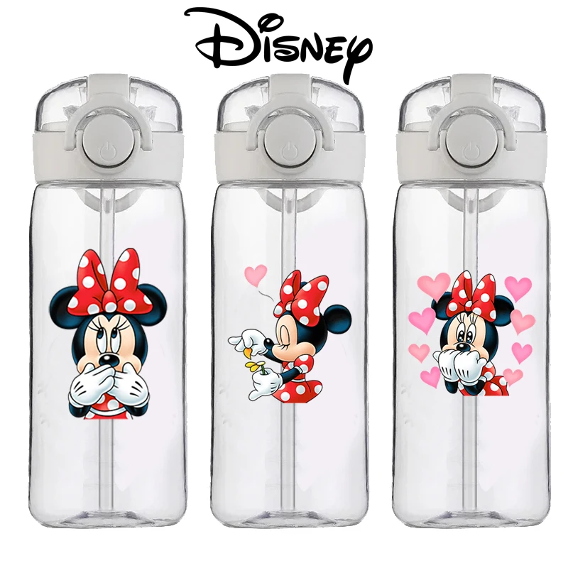 Water Cup Disney Food Grade Plastic Heat Resistant Minnie Mouse