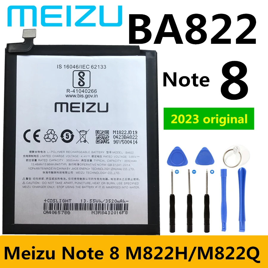 

New Original High Quality BA822 3600mAh Phone Battery for Meizu Note 8 Note8 M822H M822Q Batteries