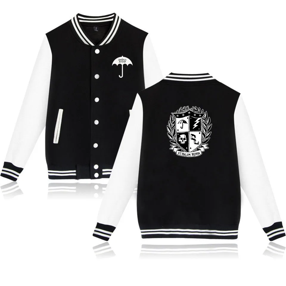 

The Umbrella Academy Varsity Baseball Bomber Jacket Men Women Hip Hop Harajuku Jackets Streetwear Boys Girls Loose College Coats