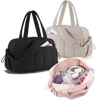 Borsa fasciatoio da viaggio, borsone sportivo da palestra per donna con tasca impermeabile, borsa a mano impermeabile da cabina aerea, borse da spiaggia