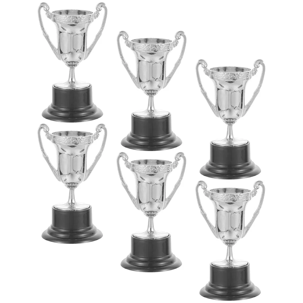 6 Pcs Trophy Toy Adornments Decorative Decorations Small Gift Props Reward Decorate Simulated Stage Performance Party