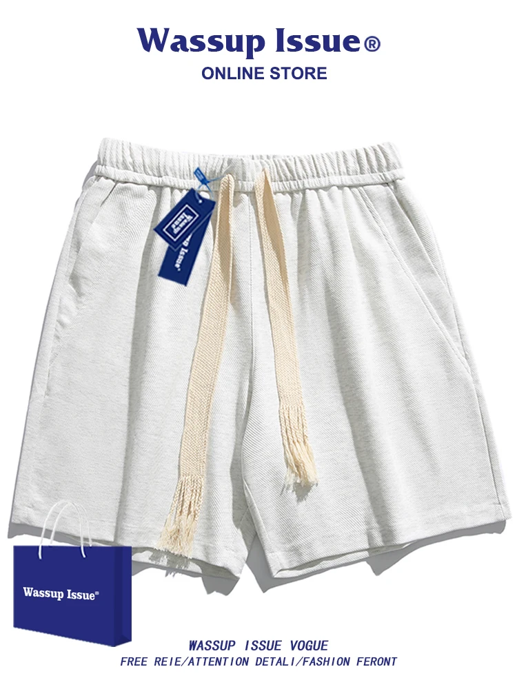 

WASSUP ISSUE Summer American Basketball Sports Shorts Loose And Casual Straight Barrel Beach Pants Men's Style