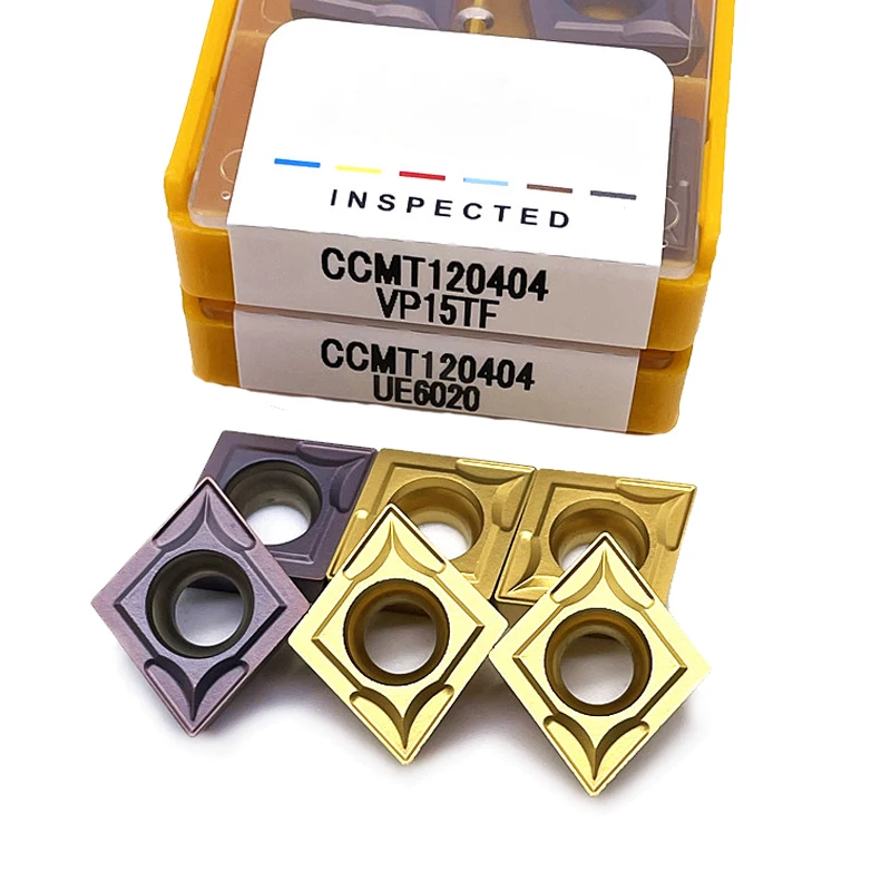 Externe Drehwerkzeuge CCMT09T304 CCMT09T308 CCMT120408 CCMT120404 CCMT060202 CCMT060204 – Hochwertige Hartmetall-CNC-Drehmeißeleinsätze