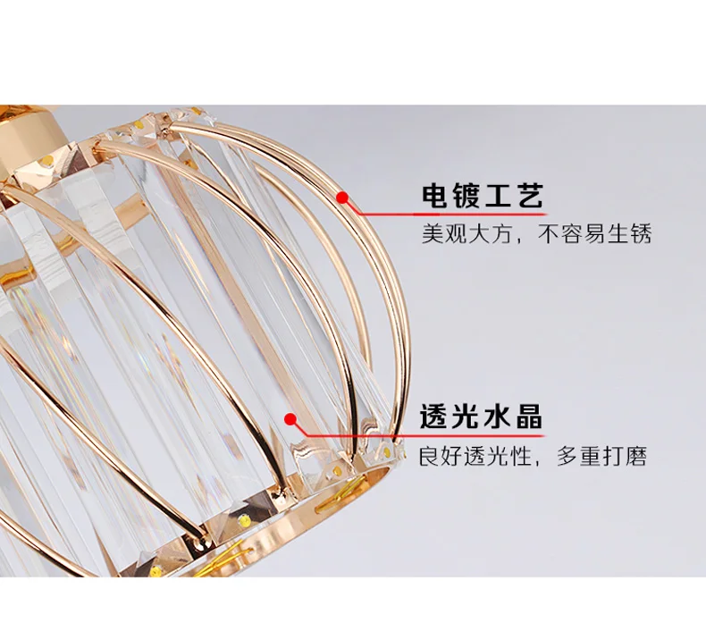 Luzes de Teto Cristal à Prova Design Nórdico Pingente Dwaterproof Água Entrada Redonda Corredor Luzes Teto Crianças Lampara Decoração Casa Jw50dd 2 Computers & Electronics