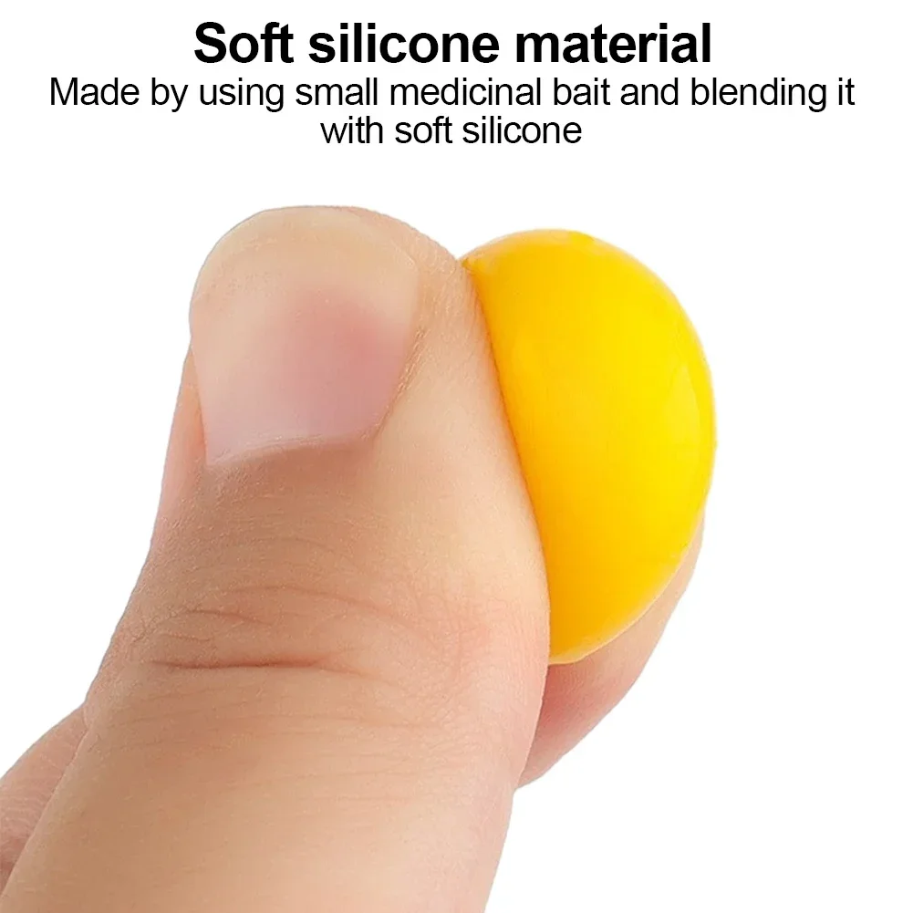 8/10/14MM Fishing Float Bead Bait Strong Corn Carp Wild Fishing Silicone Soft Bead Bait Outdoor Fishing Accessories