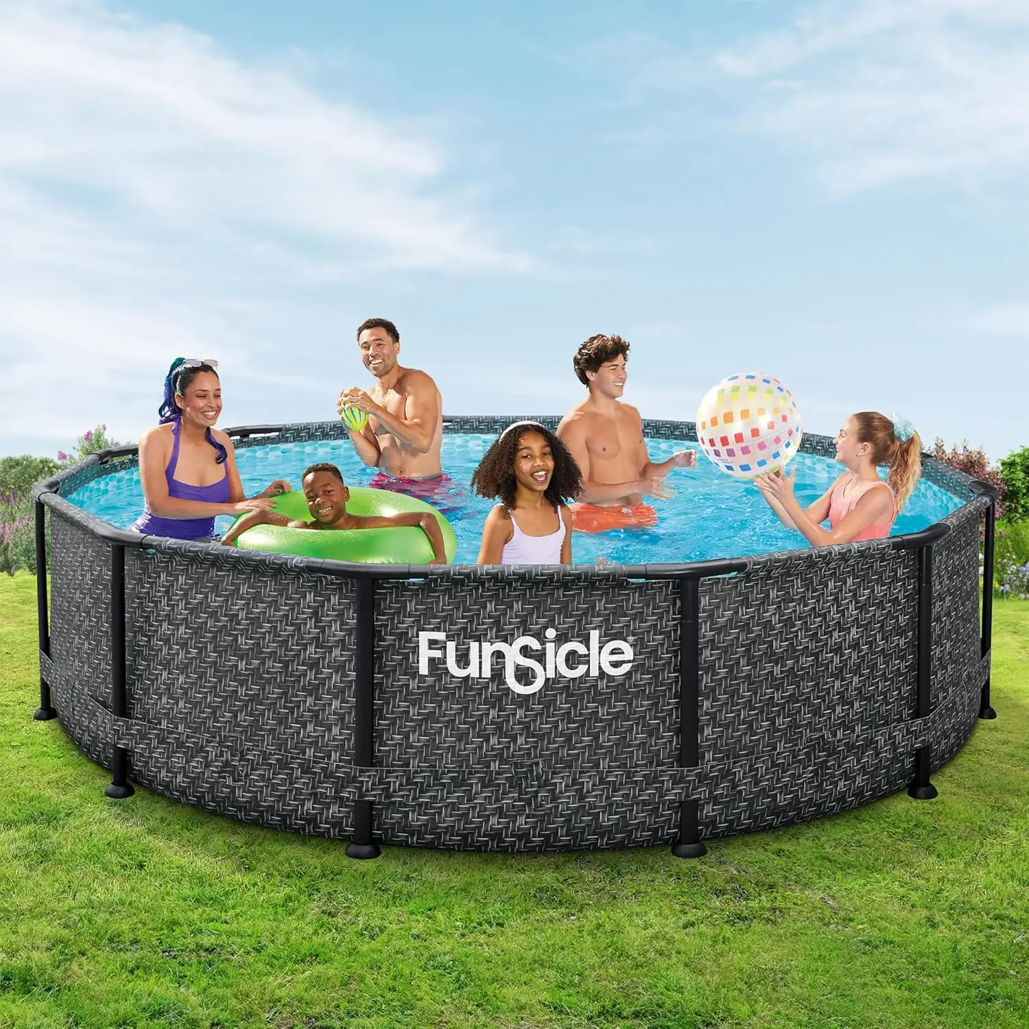 12' by 36" Above Ground Pool with Filter Pump 2