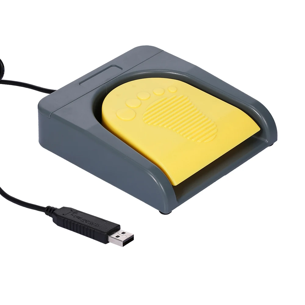 USB Single Foot Switch Game Control One Key Computer Keyboard Action Pedal Switch Control for Gamer Gaming Ethusiast