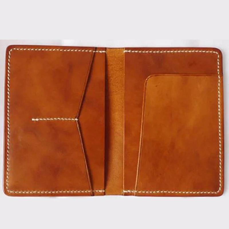 1Set Sewing Kraft Paper For DIY Leather Passport Holder Card Storage Bag Handmade Pattern 10x15cm