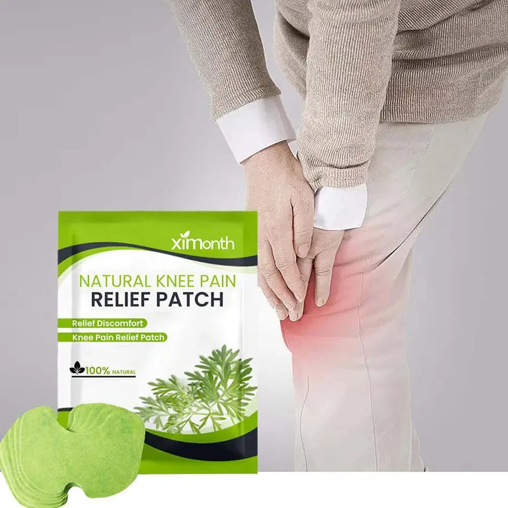 

12pcs Knee Pain Relief Patch Unisex Moxibustion Plaster Relieve Discomfort Knee Joint Paste For Sports Sprains Body Care
