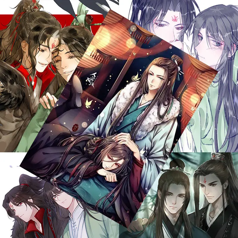 

Scum Villain Self Saving System Posters Shen Qingqiu Luo Binghe Anime Peripheral Poster Sticker Dormitory Wallpaper Decorations