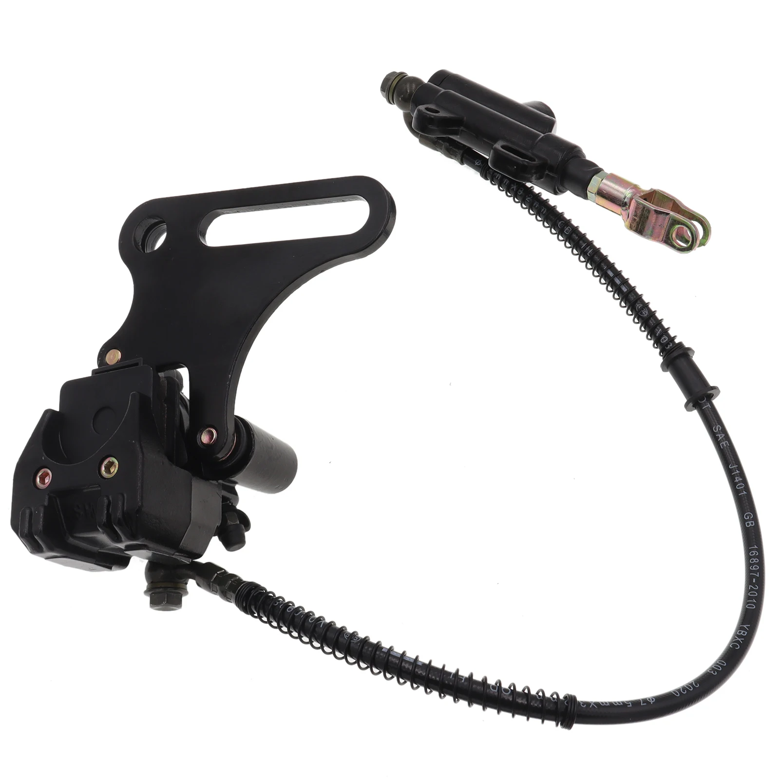 Rear Brake Pump Hydraulic Assembly Cylinder Caliper for 125cc 140cc Pit Dirt Off-Road Motorcycle