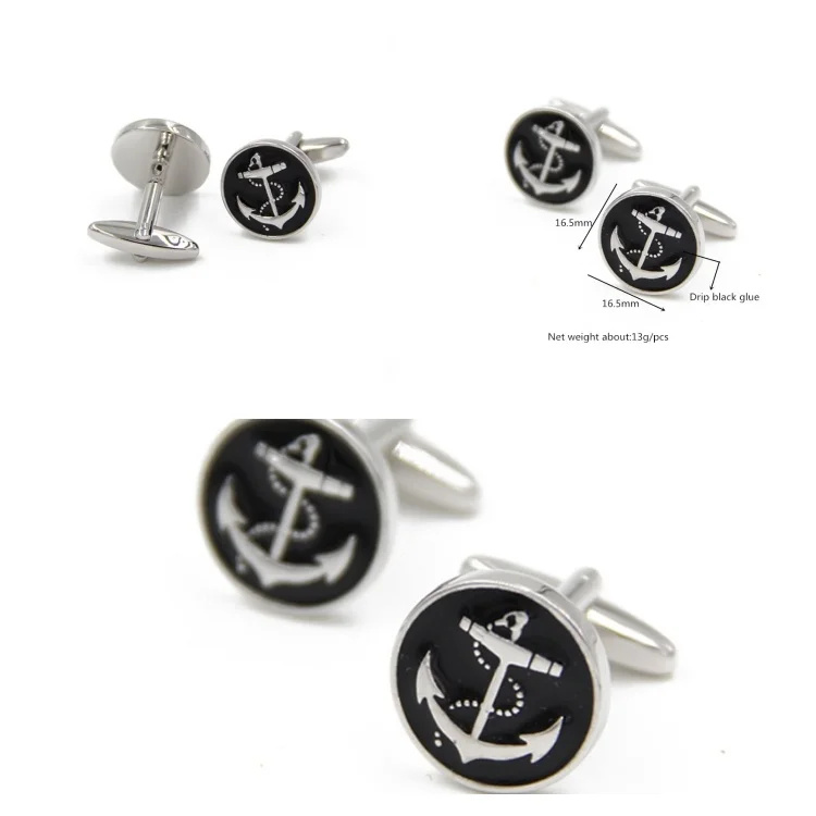 Luxuriöse Herren-Manschettenknöpfe, Geschenk für Freund, Gitarre, Manschettenknöpfe, Herren-Hemden, Schmuck – Detail 8