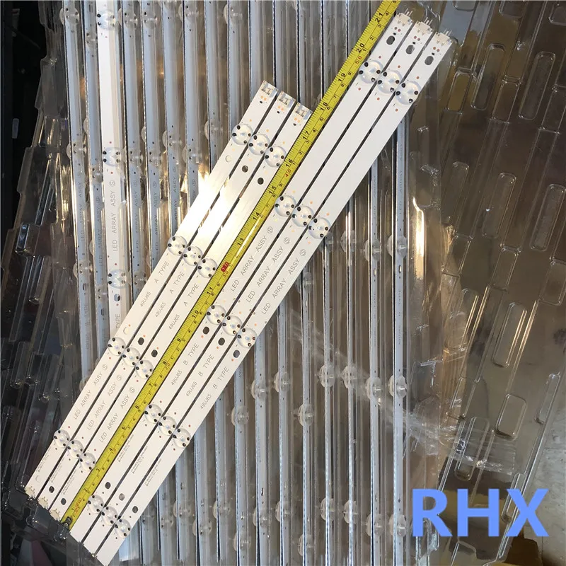 New Kit 6 PCS LED backlight strip 49UJ701V 49UJ65 A B TYPE 17Y 49UJ65_A_27LED 49UJ65_B_27LED led backlight kit