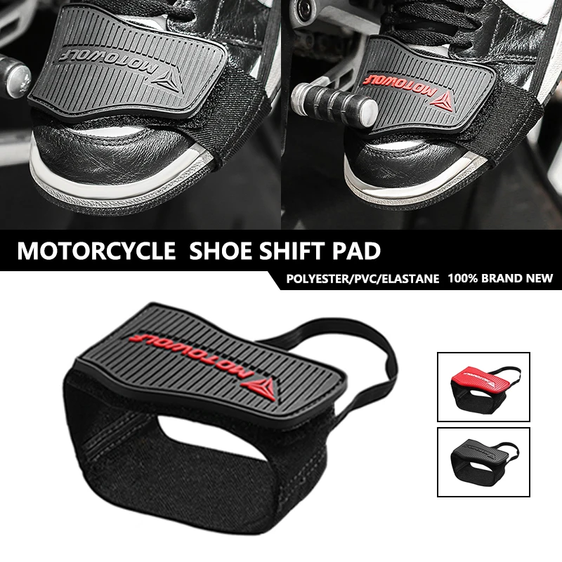 MotorcycleShoesProtectionGearShiftPadAntiskidAdjustableShifterRubberShoeCover