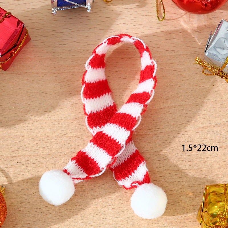 Scarf red white