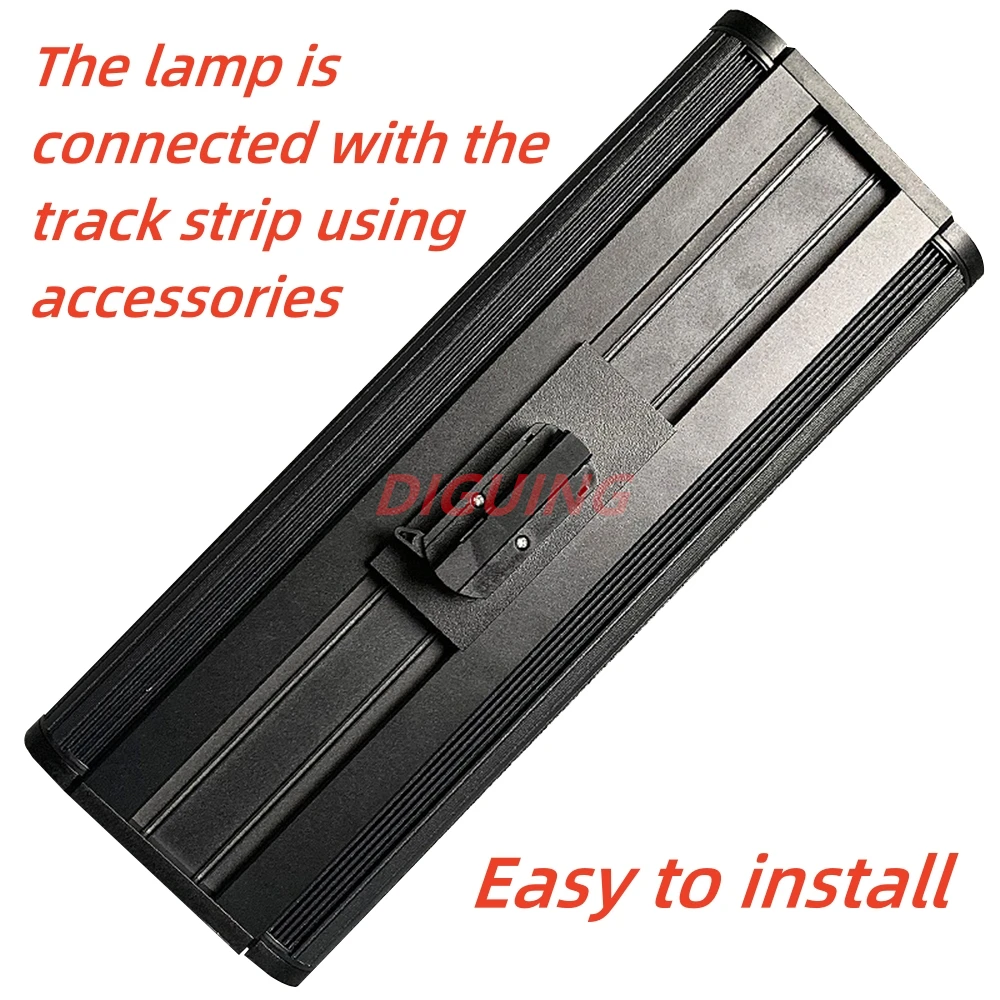 Supermarket Strip Light Shopping Mall Track Light Adjustable Angle Grille Spotlight Double Row Strip Spot Lamp LED Shelf