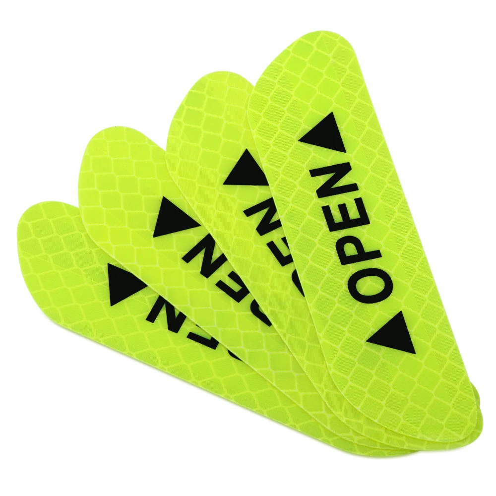 Car OPEN Reflective Sticker For nissan qashqai j11 j10 x-trail juke pathfinder almera tiida sunny micra k12 np300 te