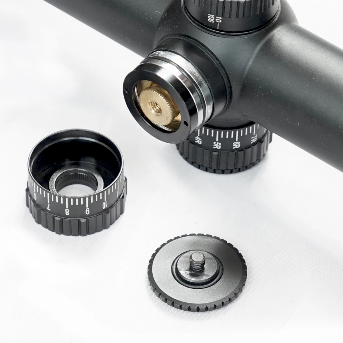 Long Range Rifle Scope, Illuminated Hunting Rifle Scope, Red Point Reticle, 30mm Ring, 2.5-15x50SF,. 308,. 338