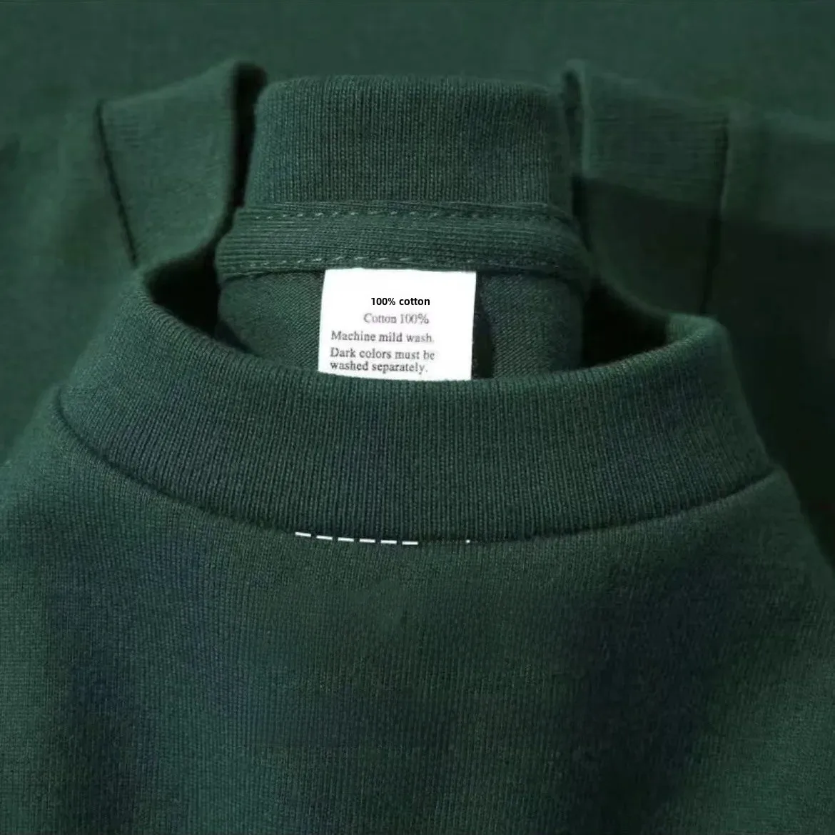 260g heavy cotton short sleeve [dark green]]