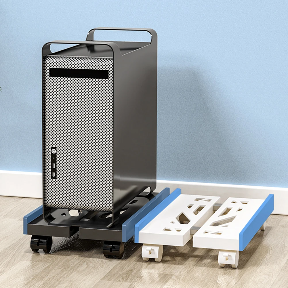 컴퓨터 타워 스탠드 4개의 회전 캐스터 휠이 있는 이동식 컴퓨터 타워 스탠드 대부분의 데스크탑 타워용 컴퓨터 메인프레임 브래킷