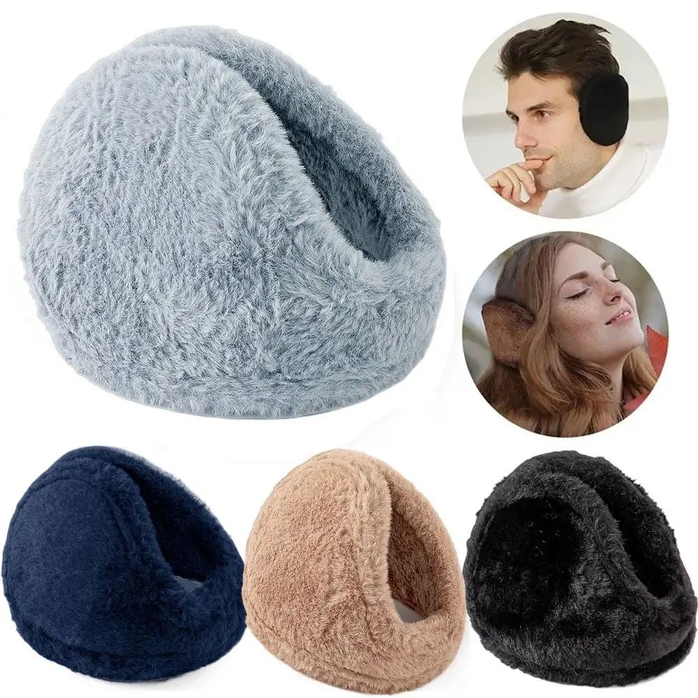 

Coldproof Autumn Winter Earmuffs Cycling Skiing Warm Thicken Plush Ear Warmer Ear Cover Fashion Women Men Ear Muffs Outdoor