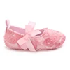 Baby Girls Mesh Rose Shoes Cute Sweet Soft Sole Non-Slip Crib Shoes for Spring Fall 6