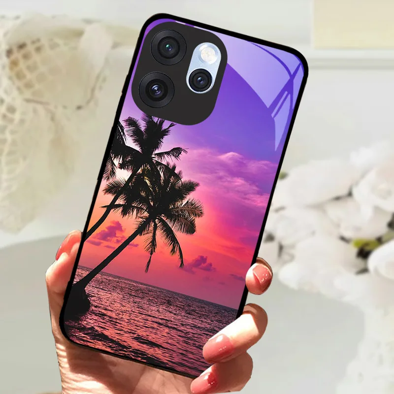 Tempered Glass Phone Case with Full Camera Protection