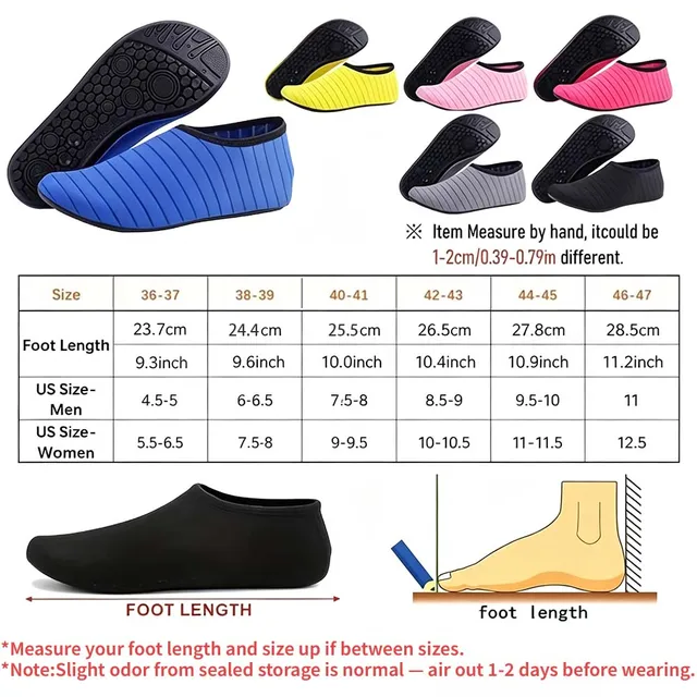1 paire de chaussures d'eau pour femmes, chaussettes pieds nus, antidérapantes, à séchage rapide, pour hommes, plage, natation, Sports aquatiques 4 1 paire de chaussures d'eau pour femmes, chaussettes pieds nus, antidérapantes, à séchage rapide, pour hommes, plage, natation, Sports aquatiques 4