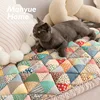 Retro Pastoral Style Sofa Cushion New Pure Cotton Non-slip Sofa Cushion Colored Anti Slip Thickening Anti Cat Scratch Sofa Cover 3