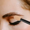 Cuttte 50/100PCS Disposable Dual Sides Eye Shadow Sponge Applicators with Container,  Length Eyeshadow Brushes Makeup Applicator 2