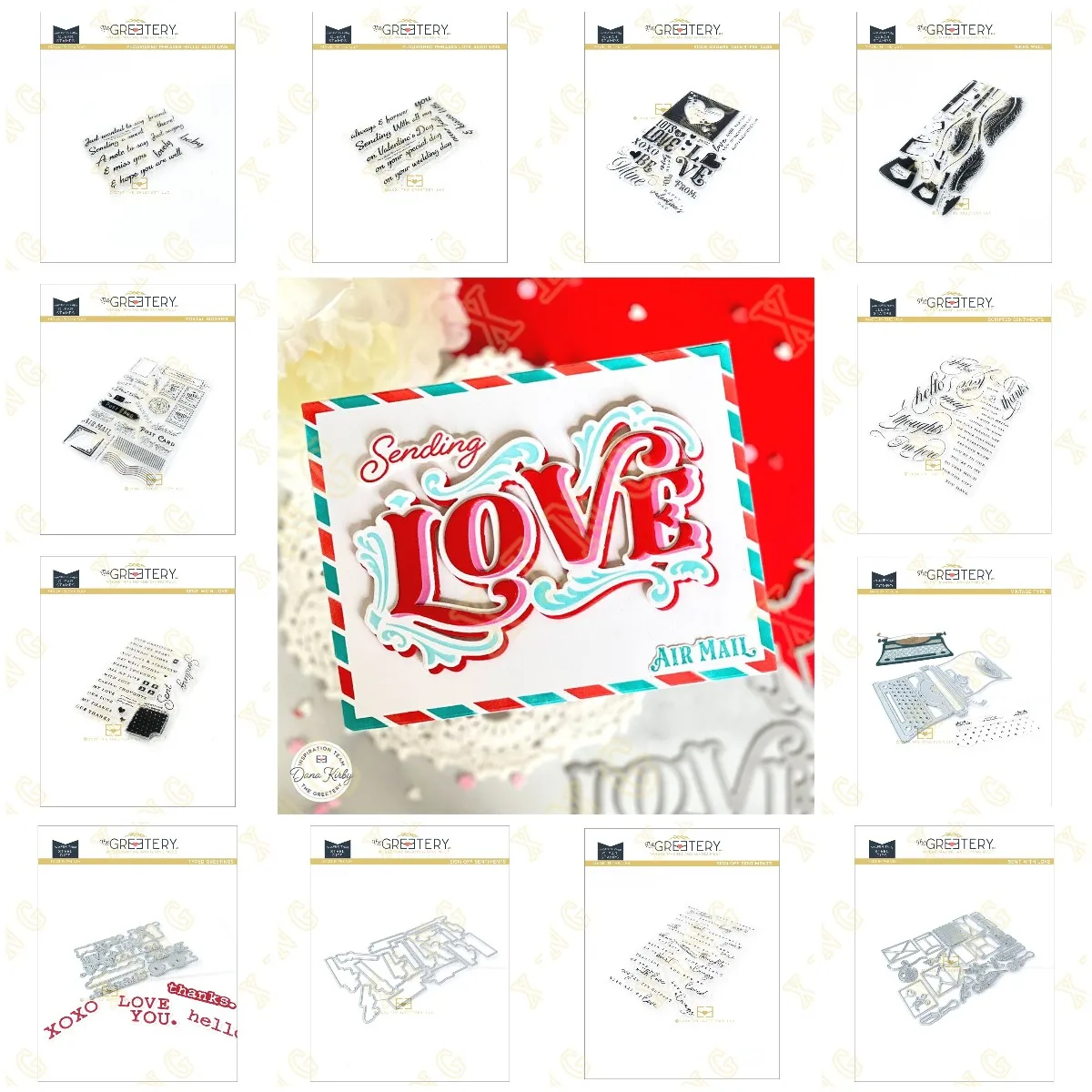 

Metal Cutting Dies Stamps Stencils Die Cut For DIY Scrapbooking Album Paper Card Embossing New Valentine Tags Love Sentiments