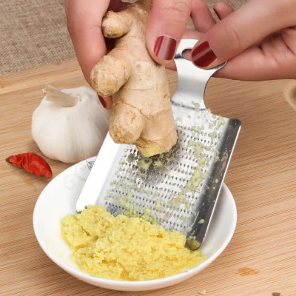 Ginger Grater, Newness Stainless Steel Shovel-shaped Food Grater for  Ginger, Mini Ginger Grater for Garlic, Fruits and Root Vegetables