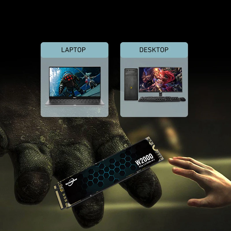 WALRAM M.2 NVME SSD 1TB 512GB 256GB 128GB M2 SSD PCIE NVMe 2280  ָ Ʈ ̺ ϵ ũ Ʈ ũž MSI, 10 