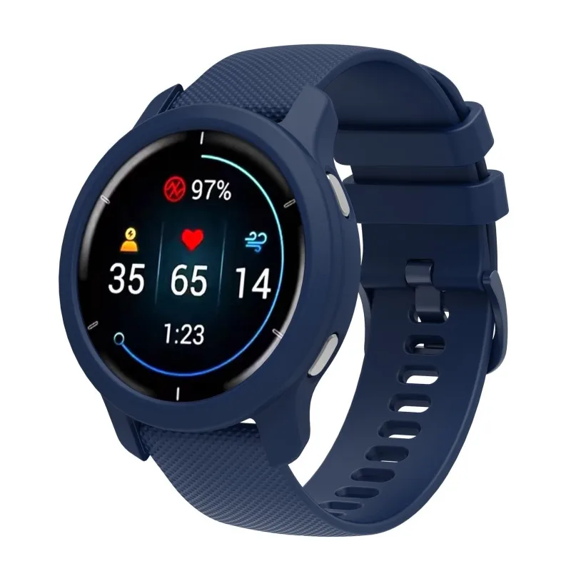 Soft Silicone Strap and Protective Bumper Case