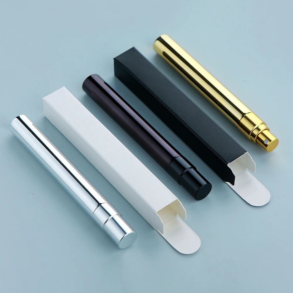 50pcs/Lot Electroplated Glass Perfume Bottles with Square Package Box, Refillable Atomi... - SKU EGPB1547 - UGI Packaging