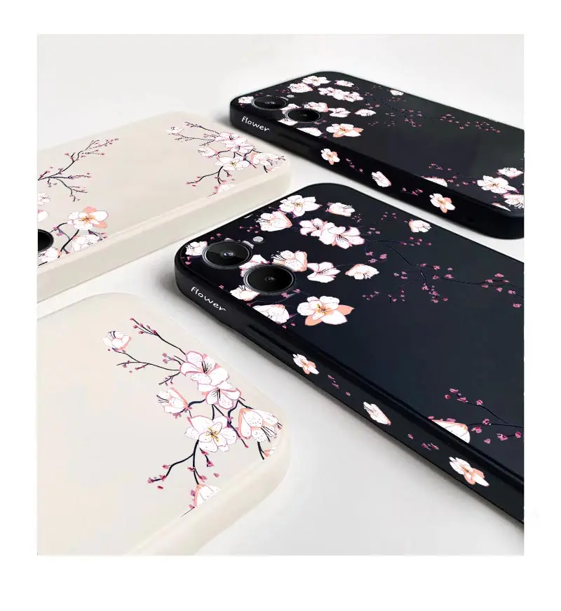 10 helle Orchideen-Silikon-Telefon hülle für Realme 8pro 9pro 10 10t 10pro 10proplus 12 12pro 12x c25 c53 c55 c35 c65 c67 Abdeckung – Detail 10