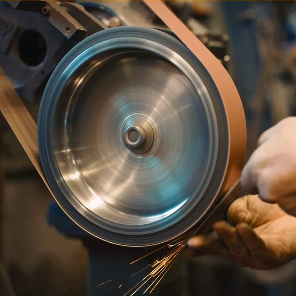 Bandes Abrasives 1 Pièces 2100x50mm Bande Abrasive 120 à 600 Grain Tissu Doux Ponceuse à Bande Abrasive Machine De Polissage For Acier Bois Jade(120