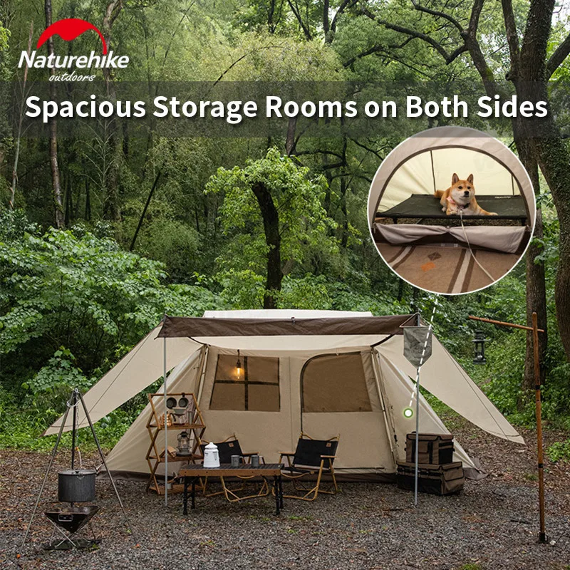 キャンプテント自動クイックオープンテント2?4人用防水拡大高さ2層テント Naturehike-自動キャンプテント,4人用,屋外,2層,クイックオープニング