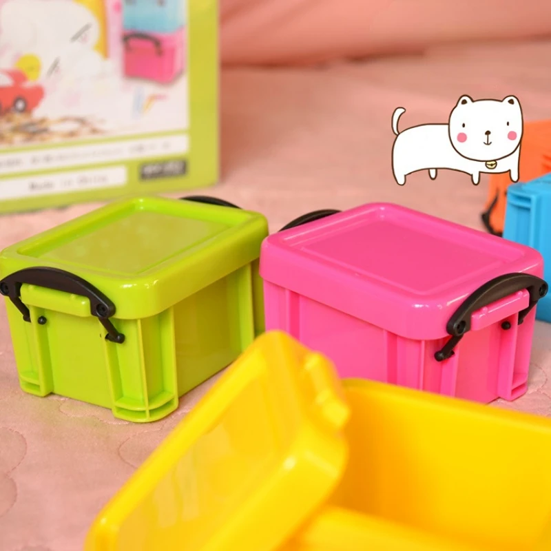 Transparent Index Card Holder Removable Snap-tight Lid Notecard Collection Box  Flash Cards Organizer for Office School 