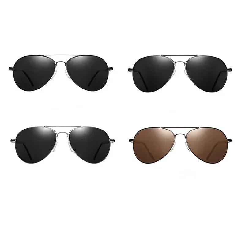 Cleoxyge Occhiali Da Sole Polarizzati UV400 Con Montatura Metallica - Forma Ovale, Design Unisex, Ultra Leggeri (<20g) - Inclusi Custodia, Panno E Kit Di Test - 6