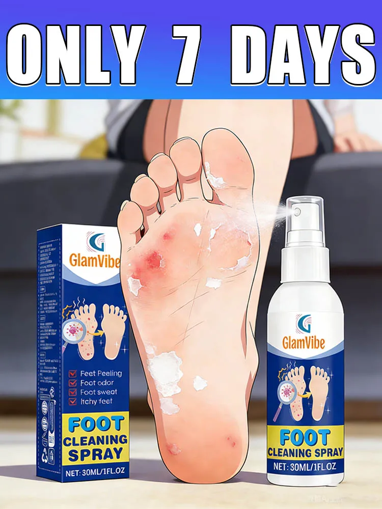 상쾌한 발 스프레이: 냄새 제거, 활력을 느끼세요.