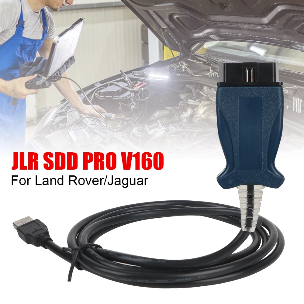 

Кабель для считывания кодов JLR SDD PRO V160 для автомобильного диагностического инструмента Land Rover с поддержкой 2005-2016 OBD2 сканер для Jaguar