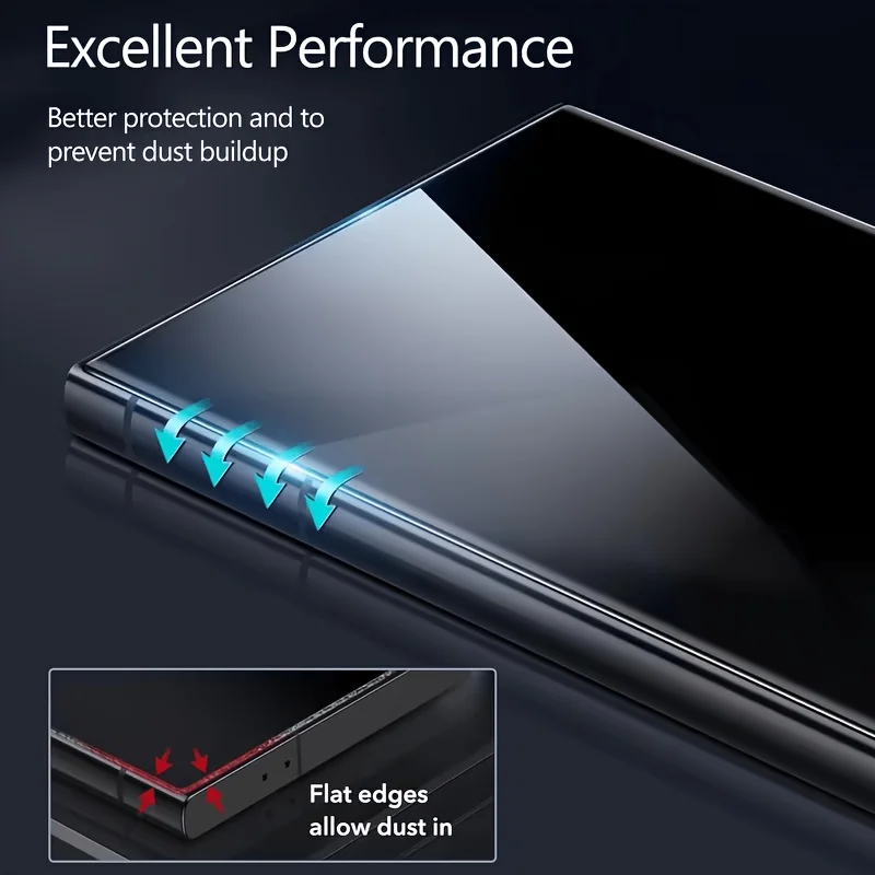 Triple-Pack Privacy Hydrogel Screen Protector Film