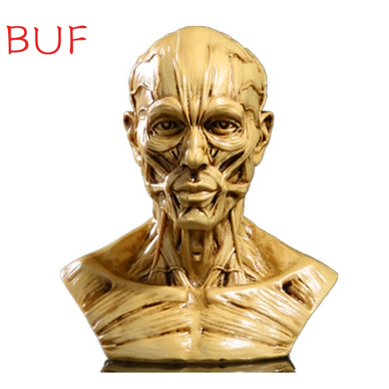 

BUF-Resin Craft Art Decoration, Body Figure Statues, Creative Bar Decoration, Skull Statue Sculpture, Art Sketch Model